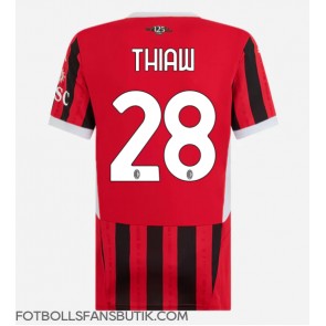 AC Milan Malick Thiaw #28 Replika Hemmatröja Damer 2024-25 Kortärmad